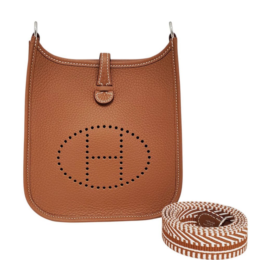エルメス  HERMES  エヴリンTPM  サングル  トリヨン  ゴールド  SV金具  K刻印/AT2608016