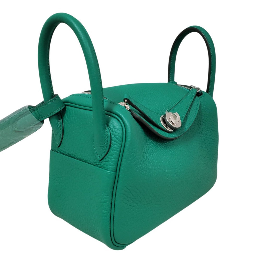 エルメス  HERMES  リンディミニ  トリヨン  ヴェールヴェルティゴ  SV金具  W刻印/AT240620