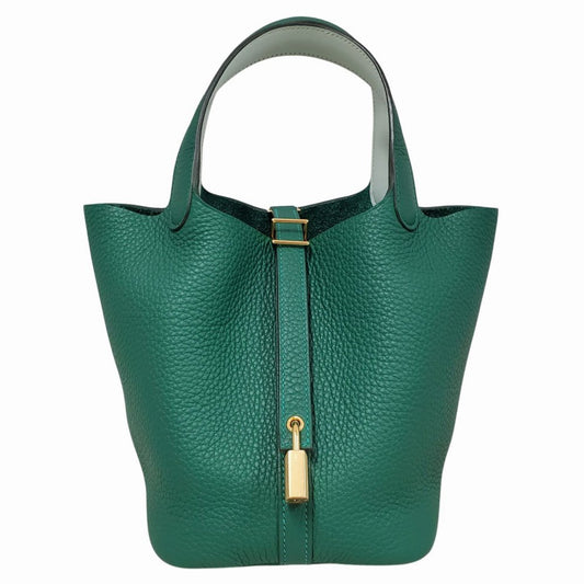 エルメス  HERMES  ピコタンロックPMエクラ トリヨン ヴェールヴェルティゴ/ヴェールペパーミント G金具 K刻印/AT2608022