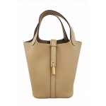 【新品】エルメス HERMES ハンドバッグ ピコタンロックPM  トリヨン　トレンチ　B刻印...