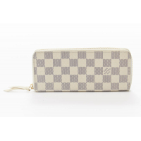 ルイ･ヴィトン  LOUIS VUITTON  長財布  ポルトフォイユクレマンス ダミエ  アズール  ベージュ  N61210