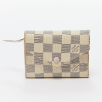 ルイ･ヴィトン  LOUIS VUITTON  3つ折り財布  ボルトフォイユ･ヴィクトリーヌ  ダミエ  アズール  N64022