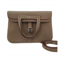 【新品】エルメス HERMES アルザン25　トリヨン　エトゥープ　W刻印　SV金具