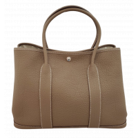 【Sランク・未使用品】エルメス HERMES トートバッグ ガーデンパーティ PM　 ネゴンダ　エトゥープ　U刻印　SV金具