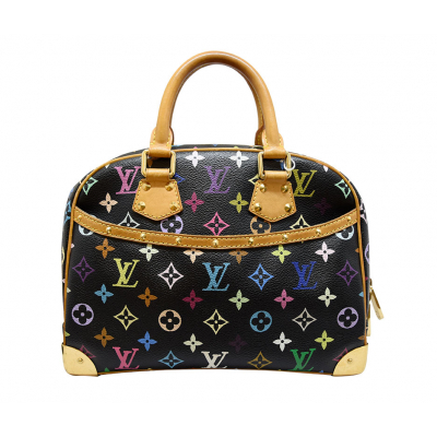 ルイヴィトン LOUIS VUITTON トゥルーヴィル モノグラムマルチカラー ノワール ハンドバッグ PVC レザー