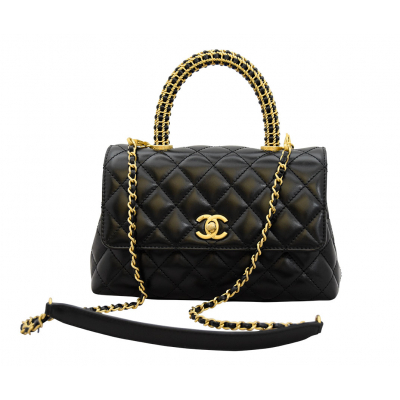 【スーパーレア商品】 シャネル　CHANEL　シャネル ココハンドル　S24マトラッセ　2WAYゴールドチェーンショルダーバッグ　ゴールド金具