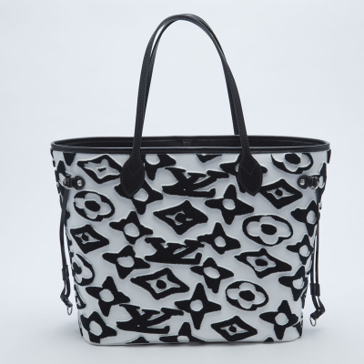 【新品】【限定品】ルイ・ヴィトン  LOUIS VUITTON  LV×UF トートバッグ  ネヴァーフルMM  ブラック/ホワイト M45564