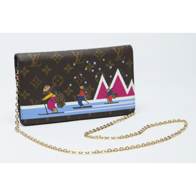 【入手困難】ルイ・ヴィトン  LOUIS VUITTON  チェーンウォレット  モノグラム  ポシェット・ウィケンド  M63857
