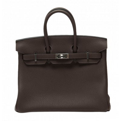 【新品】エルメス  HERMES  トートバッグ  バーキン25  トゴ ショコラ  SV金具