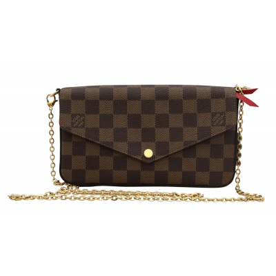 ルイヴィトン LOUIS VUITTON　ダミエ　ポシェット・フェリシー　チェーンバッグ