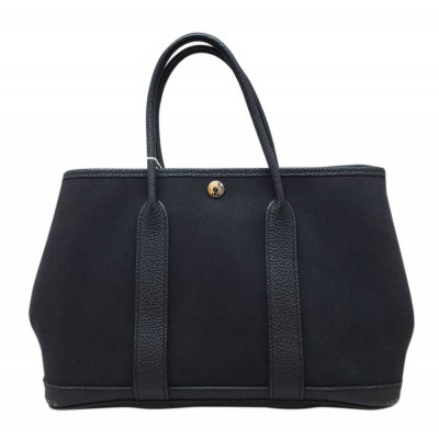 エルメス HERMES ガーデンパーティーTPM　トワルシャブロン/カーフ　ノワール　C刻印　SV金具