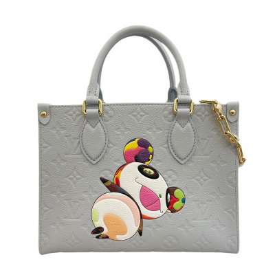 【新品】ルイ・ヴィトン LOUIS VUITTON　オンザゴーPM　LV×TM　モノグラムアンプラント　ウォッシュドブルー　ICタグ　M13836