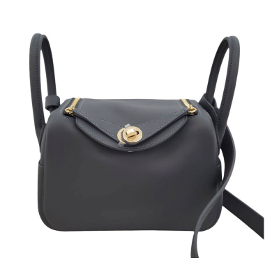 【新品】エルメス HERMES リンディミニⅡエクラ　ショルダーバッグ　スイフト　アルドワーズ/グリプラチナ　W刻印　G金具
