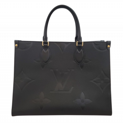 ルイヴィトン LOUIS VUITTON　オンザゴーMM　モノグラムアンプラント　ブラック　ICチップ　M45595