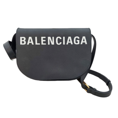 バレンシアガ BALENCIAGA　ヴィル　ショルダーバッグ　レザー　ブラック　550639