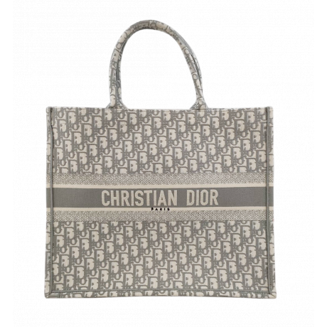 DIOR BOOK TOTE GM ディオールブックトートGM キャンパス グレー 50-MA 