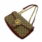 グッチ GUCCI .GGマーモントスモールショルダーバッグ GGキャンバス　レザー