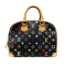 ルイヴィトン LOUIS VUITTON トゥルーヴィル モノグラムマルチカラー ノワール ハンドバッグ PVC レザー