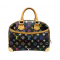 ルイヴィトン LOUIS VUITTON トゥルーヴィル モノグラムマルチカラー ノワール ハンドバッグ PVC レザー