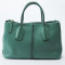 トッズ TODS  ハンドバッグ  レザー  グリーン