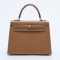 【新品】 【入手困難】エルメス  HERMES  ハンドバッグ  ショルダー  2WAY  ケリー25セリエ  エプソン  ゴールド  G金具