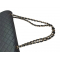 シャネル　CHANEL　グレインドシャイニーカーフスキン  クラシック　マキシ　チェーンショルダー　グレー