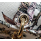 C・DIOR　LADY O-LITR ミディアム 花柄 ショルダーバッグ ２WAY
