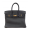 【新品・人気カラー】エルメス HERMES バーキン25　トゴ　ノワール　G金具　W刻印
