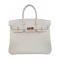 【新品・人気カラー】エルメス HERMES バーキン25　スイフト　ニューホワイト　G金具　W刻印