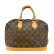 ルイ・ヴィトン LOUIS VUITTON モノグラム アルマ ハンドバッグ M51130 VI0957