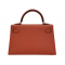 【新品・スーパーレア】エルメス HERMES ミニケリーIIショルダーバッグ　シェーブル　キュイーブル(本体)/ローズメキシコ(ショルダー)　U刻印　SV金具