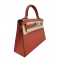 【新品・スーパーレア】エルメス HERMES ミニケリーIIショルダーバッグ　シェーブル　キュイーブル(本体)/ローズメキシコ(ショルダー)　U刻印　SV金具