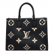 ルイヴィトン LOUIS VUITTON　オンザゴーMM　アンプラント　ノワール　トートバッグ