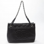 シャネル  CHANEL  チェーンショルダー  ソフトキャビア  ブラック