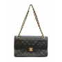 シャネル CHANEL  マトラッセ  Wフラップ　シープスキン　ブラック　チェーンバッグ