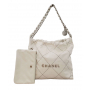 【新サイズ】2022AW コレクション シャネル CHANEL 22　スモール　シャイニングカーフ...