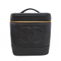 シャネル CHANEL　キャビアスキン　ココマーク　バニティバッグ　AO1998