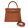 【新品・血筋の色むらあり】エルメス HERMES ケリー25 バレニアフォーブル　ゴールド...